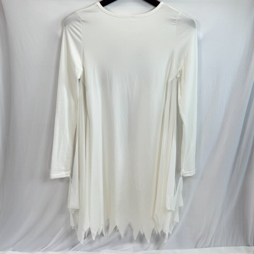 Spirit Halloween Women’s Ghost Costume Dress Small White Long Sleeve - Picture 2 of 5